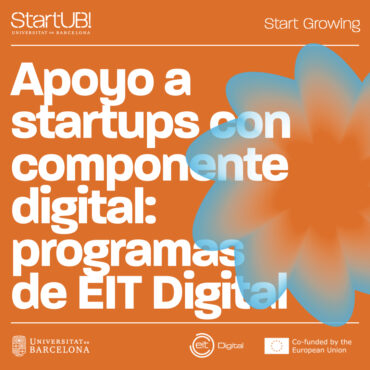 Suport a les startups amb component digital: programes de EIT Digital